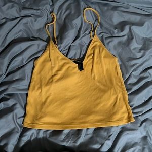 Forever 21 mustard tank top